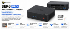 NEW Beelink SER6 Pro Mini PC AMD Ryzen 7 7735HS WiFi 6 BAREBONES - NO SSD / RAM