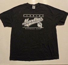Vintage 2004 Dynasty MLB Miami Marlins Graphic Print T-Shirt Men's Size XL