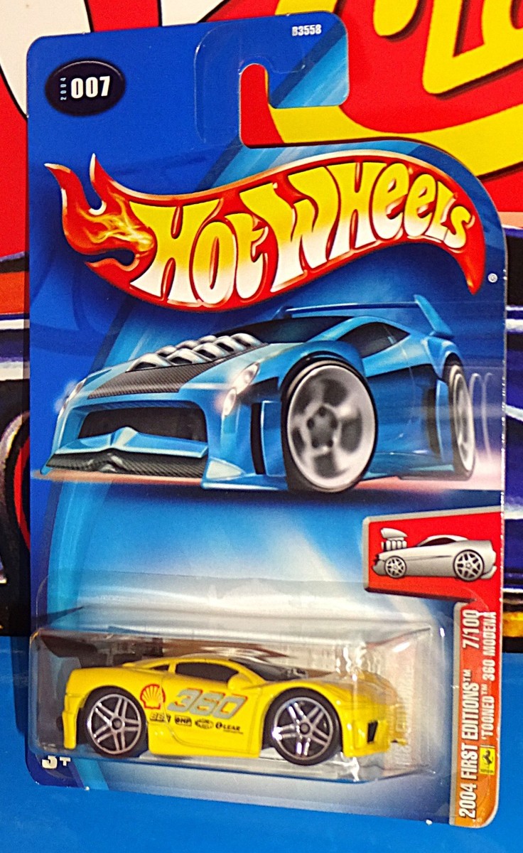 2004 Hot Wheels Ferrari 360 Modena Yellow First Editions #7 B3558