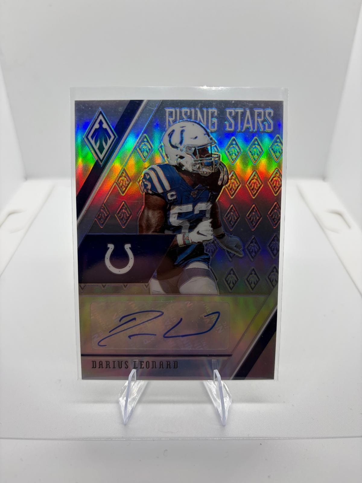 2020 Panini Phoenix #RS-DL Darius Leonard Rising Stars Signatures