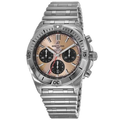 New Breitling Chronomat B01 42 Chronograph Copper Men's Watch AB0134101K1A1