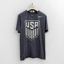Men's Nike Heathered Navy USMNT Tri-Blend T-Shirt Team USA Soccer