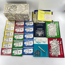 Grolier Pre Reading Enrichment Program PREP Education Book Box Set VTG 1973 READ