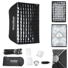 Softbox UL-45x60 17.7"x23.6" Rectangular Softbox, Quick-Release Umbrella Desi...