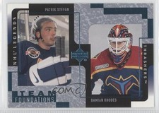 2000-01 Upper Deck Legends Team Foundations Patrik Stefan Damian Rhodes #5 0m6