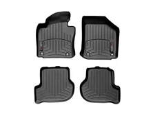 WeatherTech FloorLiner for 2007-2014 VW Golf GTI - 1st & 2nd Row, Black