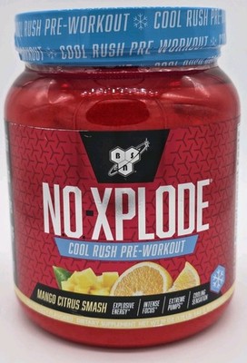 BSN N.O.XPLODE Pre-Workout NO Xplode 1.22lb 30 Servings Mango Citrus Smash 03/27