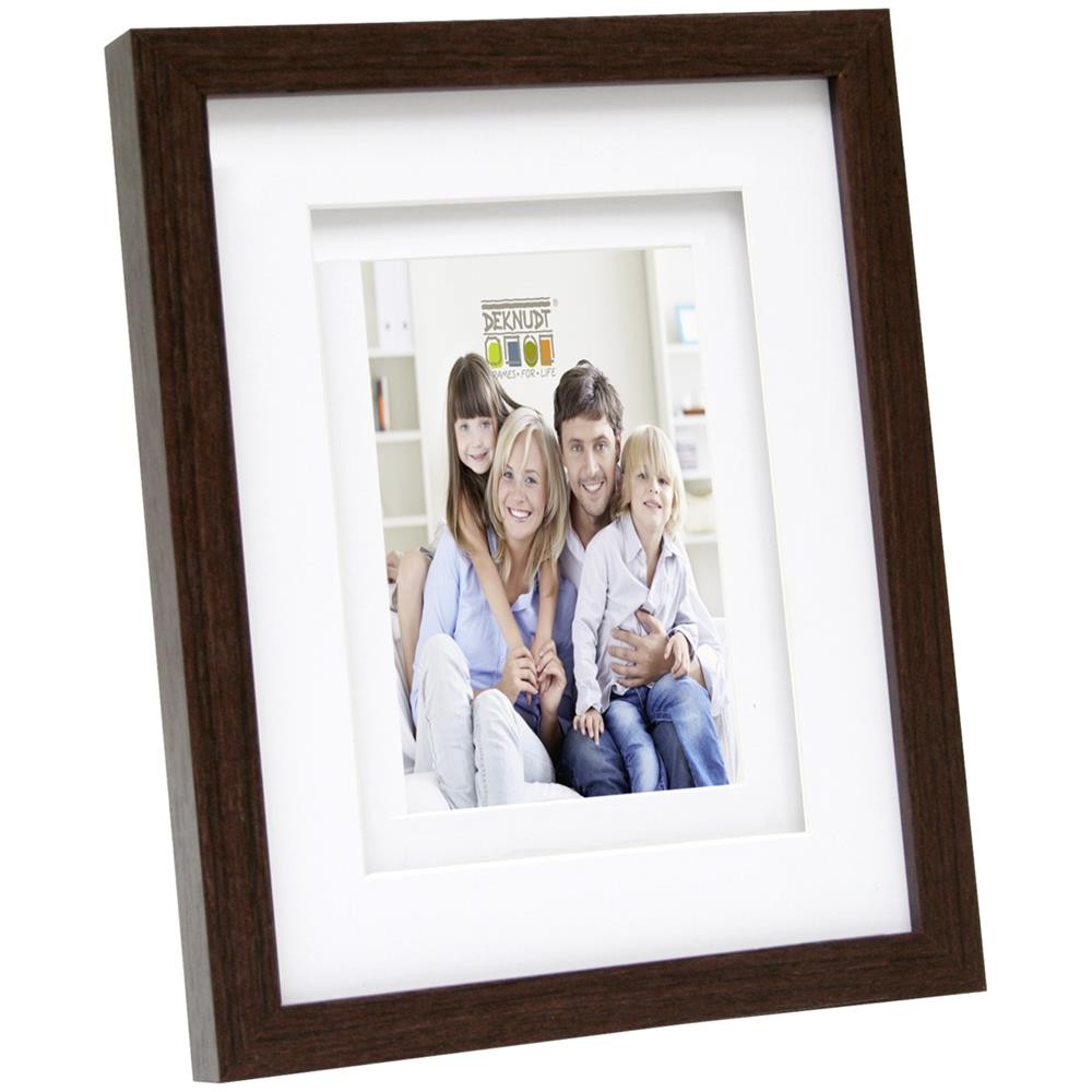 Deknudt Holz-Bilderrahmen braun für Fotos im Format 15 x 20 cm | S65KQ1 braun
