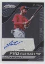 2020 Panini Prizm Pro Penmanship Justin Williams #PP-JW Auto 0w8