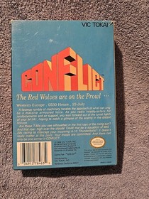 VINTAGE! Conflict, Vik Tokai (c) 1989 NES CIB   TESTED & WORKS!   W/Manual & Map