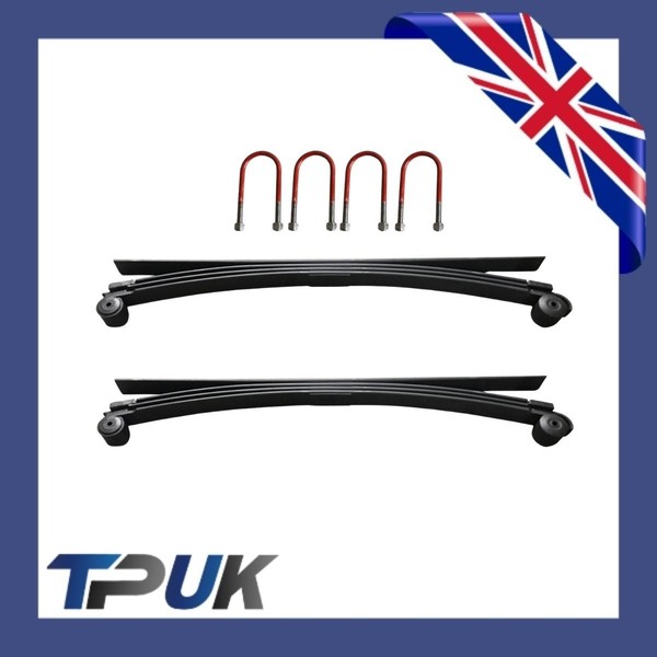 Transit Blattfedern 3+1 Mit Ubolts Ford Mk7 2.2 2.4 Rwd 2006-2014 Paar-image