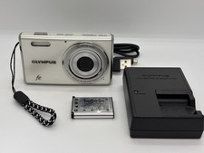  Exc Olympus FE-4000 12MP 4x Zoom Compact Digital Camera White From Japan