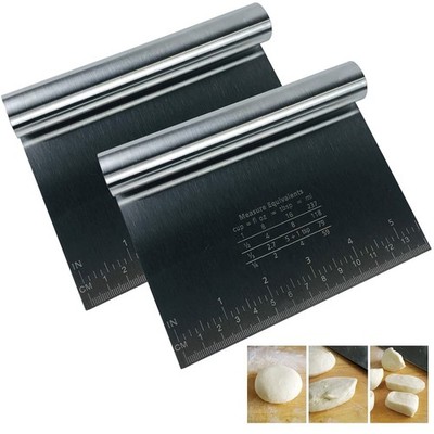 BANCOO 2-PCS Set Food Grade Stainless Steel 4.7*5.9in, steel color 