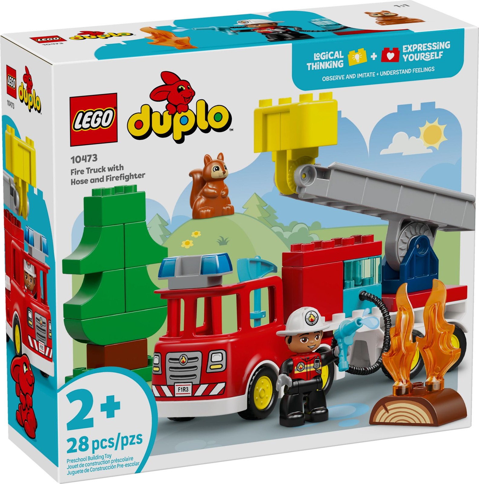 Lego Multicolore Duplo Feuerwehrwagen Baukasten - Bild 7