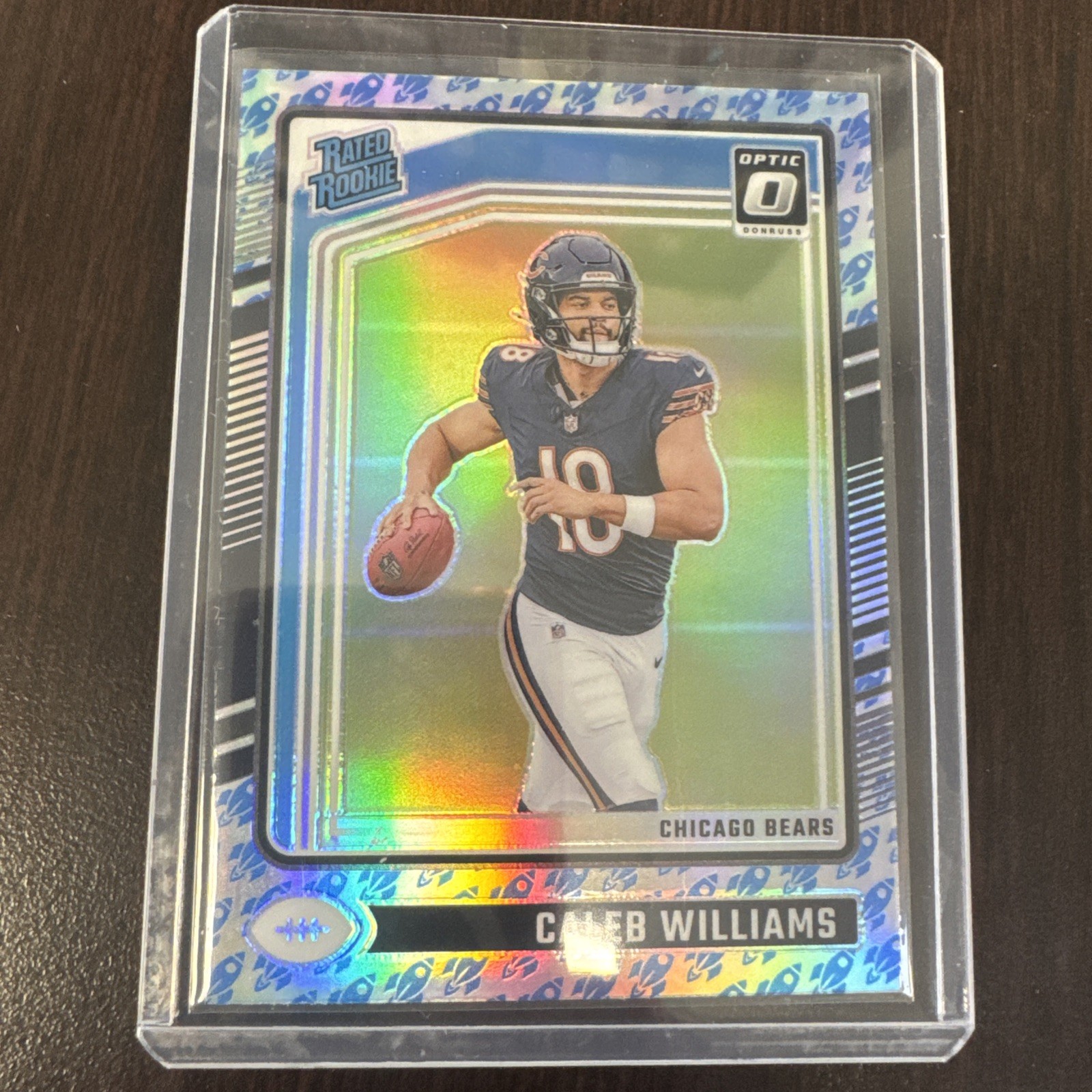 2024 Donruss Optic Caleb Williams Rocket Emoji SSP Case Hit #201 🚀 🚀