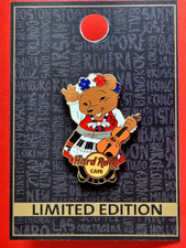 HRC Hard Rock Cafe Oslo Classic Teddy Bear Traditional Clothing Fidle LE150