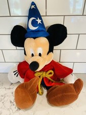 Walt Disney World Wizard Apprentice 20  Mickey Mouse Fantasia Sorcerer Plush