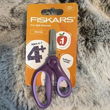 Fiskars 5" Kids Scissors   Blunt-Tip, Purple , Safety-Edge Blade