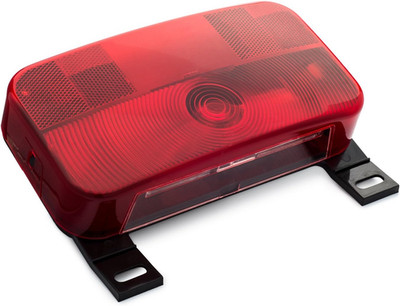 Red Surface Mount Light, License Bracket and License Light, Stop/Turn/Tail for R