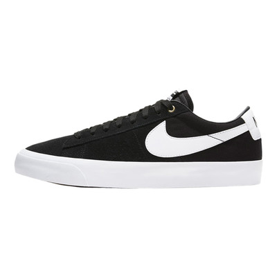 Nike SB Zoom Blazer Low Pro GT Skate Shoes (Black/Black/Gum Light Brown/White)