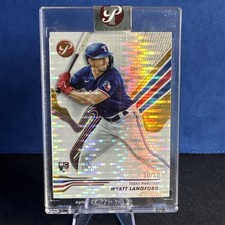 2024 Topps Pristine WYATT LANGFORD Rookie RC Gold Pulsar Refractor #'d /50 #236