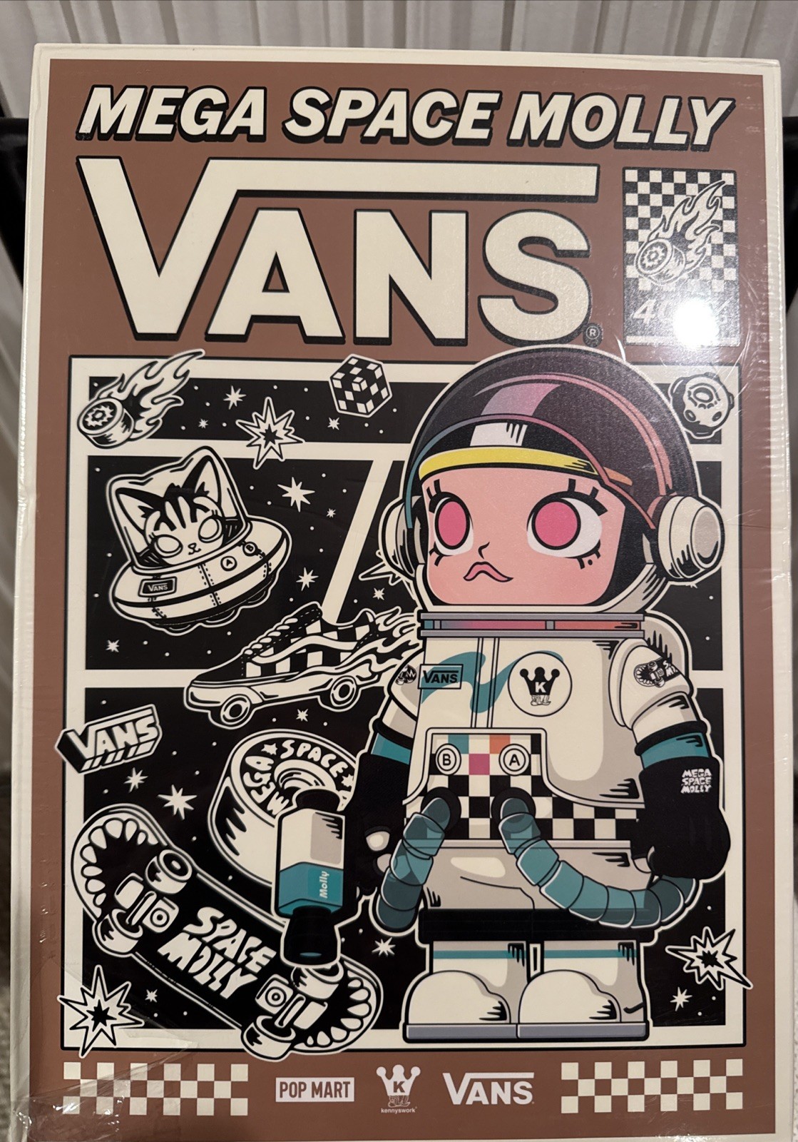 Authentic Pop Mart Mega Space Molly VANS 400%