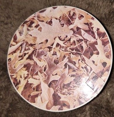 vintage 1973 springbok mini puzzle Frosted Oak Leaves