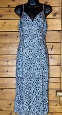 Cider Long Midi Maxi Length Dress Cami Strap Slit Hem Size Med NWT Daisy Floral