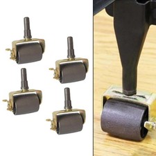 4 Locking Casters for Bed Frames - Heavy Duty Support Up to 1400 Pounds