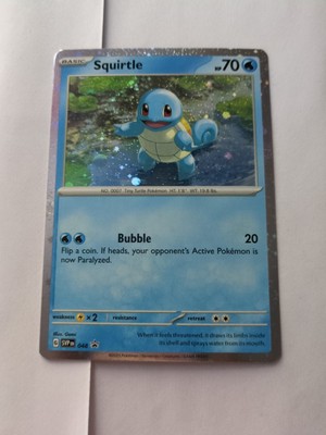 Pokemon TCG 151 Squirtle svp 048 Galaxy Cosmo Black Star Promo