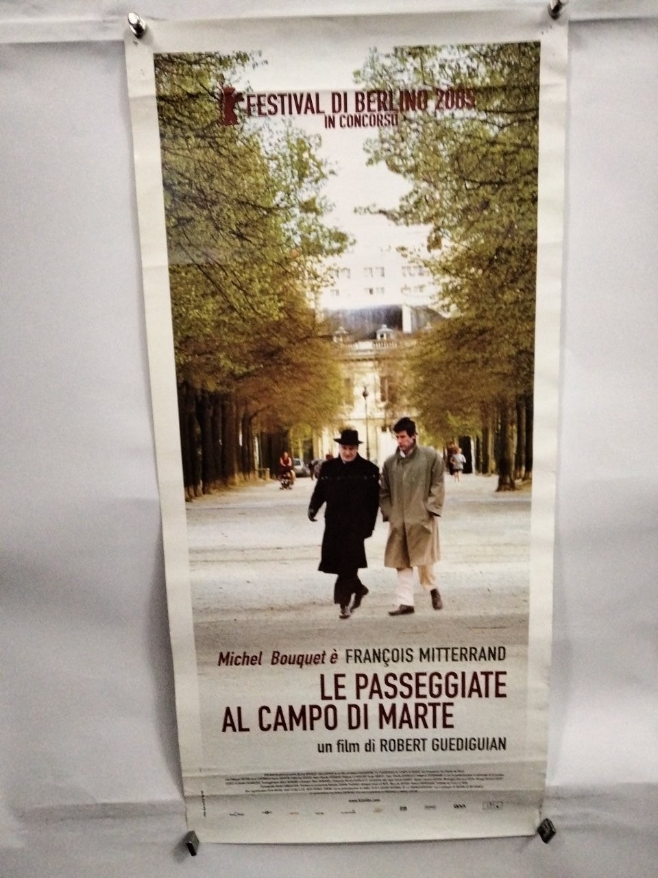 Locandina originale film Le passeggiate al Campo di Marte (2004) - Regia di Robert Guédiguian