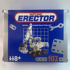 VTG Meccano Erector Metal Construction Set #102 Digger Shovel Educational