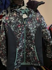 Size 10/12 Free Country Girls Floral Hooded Jacket New