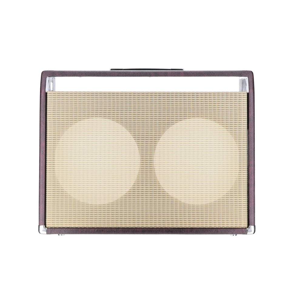 Twin Reverb Amp Cabinet Wine Red Tolex 2x12 with Wheat/Tweed Grille - Image 2 of 4