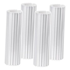 Garage Wall Protector for Car Doors, 4 Pack Column Pole Protect White - Column