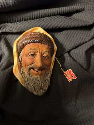 Vintage Bossons Chalkware Head KASSEM