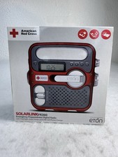 Eton American Red Cross FR360R Solarlink Radio Flashlight Solar USB Cell Charge