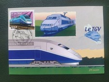 Carte Premier Jour 2002 Siècle Au Fil Du Timbre Le TGV N° 3475 Obl Paris