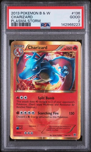 Charizard graded PSA 2 for sale on eBay