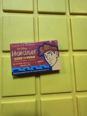 NEW - Walt Disney's Hercules: Zero To Hero 1997 Soundtrack Cassette Tape A53 #3