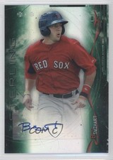 2014 Bowman Sterling Prospect Green Refractor 53/125 Blake Swihart Auto 0w7