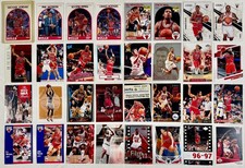 Chicago Bulls Basketball Cards 1989-2021 Lot of 32 Jordan Pippen Jackson Rodman