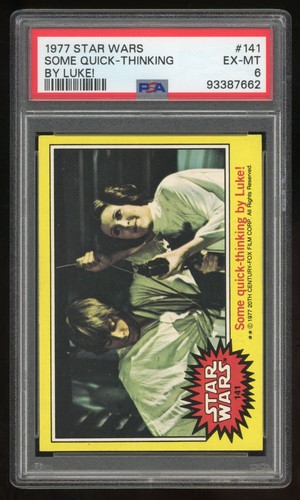 1977 Topps Star Wars #114 Planning to escape! — PSA 6
