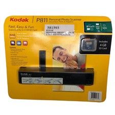 Kodak P811 Personal Photo Document Negative Scanner 4GB SD Card NO PC REQUIRED