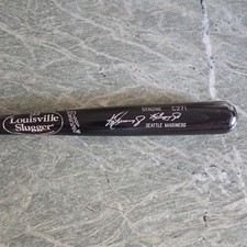 Ken Griffey Jr Autograph Signed Black Louisville Slugger Player Model C271