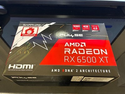 SAPPHIRE PULSE AMD Radeon RX 6500 XT 4GB GDDR6 Graphics Card