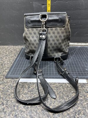 Vintage Dooney & Bourke DB Signature Canvas and Leather  display picture 2