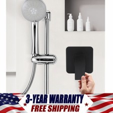 Wall Mount Shower Tap Valve Brass Control Handle Bathroom Hot/Cold Mixer Faucet