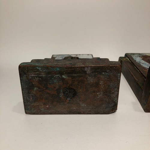 “The Kiss” Art Deco Copper & Bronze Bookends Antique Vintage Heavy - Picture 16 of 17