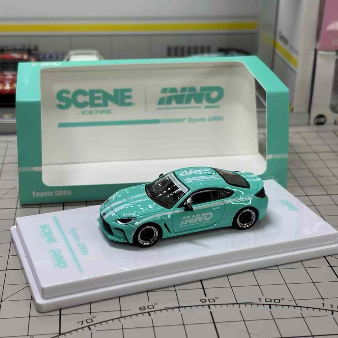 inno64 gr86 海外限定 1:64 inno64 Toyota GR86 INNO X SCENE Pink Macau Grand Prix